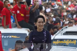 缅甸全国民主联盟领袖昂山素季