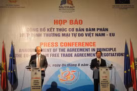 记者会场景（图源：vietnamplus）