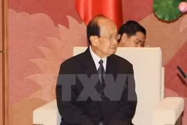 老挝和平与团结委员会主席坎潘•辛马拉冯（图片来源：越通社）