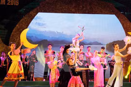 2015年茶文化与东盟文化节艺术表演活动的节目（越通社—VNA）