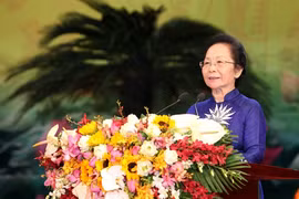 越南国家副主席、中央竞赛奖励委员会第一副主任阮氏缘（图片来源：越通社）