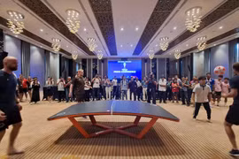 来自世界52个国家的115名运动员参加在归仁市举行的2024年台克球世界锦标赛。图自congly.vn