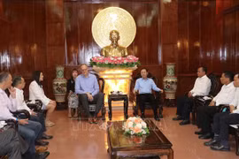 见面会场景。图自越通社