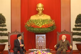 阮富仲会见中国国务委员、公安部部长赵克志