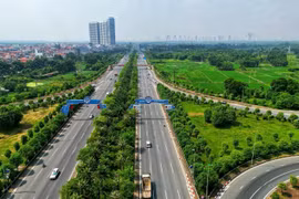 组图：首都河内力争实现城市道路景观绿化