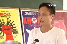 用绘画语言为新冠肺炎攻坚战加油打气