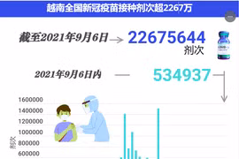 互动图表：越南全国新冠疫苗接种剂次超2267万