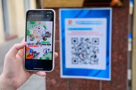 组图：河内市团市委利用科学技术有效宣传选举信息