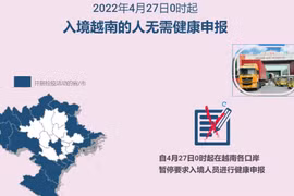 互动图表：入境越南无需要健康申报