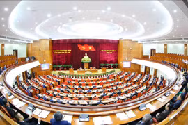 组图：越共第十二届中央委员会第十三次全体会议在河内开幕