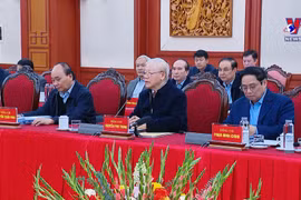 阮富仲总书记就胡志明市今后发展方向主持召开中央政治局会议