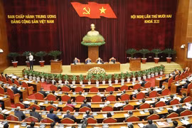 组图：越共第十二届十二中全会在河内隆重开幕