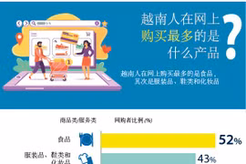 图表新闻：越南人在网上购买最多的是什么产品？