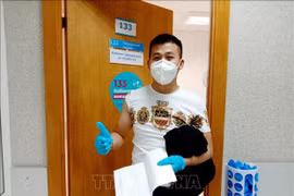 旅居莫斯科越南人参加新冠疫苗接种活动