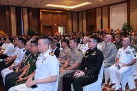 各国驻越南大使馆武馆出席活动。图自越通社