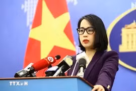 外交部发言人范秋姮。图自越通社
