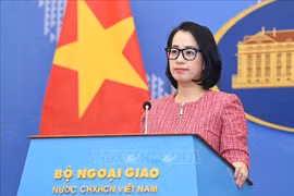 外交部发言人范秋姮。图自越通社