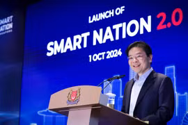 新加坡总理黄循财。图自越通社