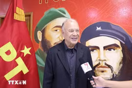 墨西哥工党总书记阿尔贝托·阿纳亚·古铁雷斯。图自越通社