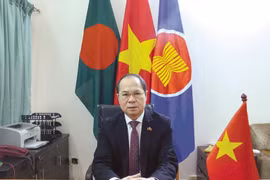 越南驻孟加拉国大使馆阮孟强。图自越通社