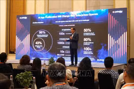 会议场景。图自越通社