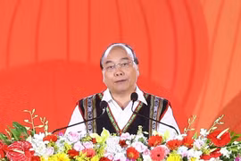 阮春福参加2018年西原锣铮文化节(组图）