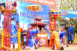 “黄沙宾替身祭礼”仪式在广义省李山岛县安海乡举行（祖图）