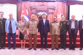 参加活动的代表们。图自越通社