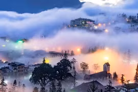组图：三岛小镇——云中之镇