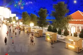 芹苴市推出宁桥步行街 服务旅游业的发展