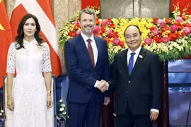 越南国家主席阮春福会见丹麦王储弗雷德里克