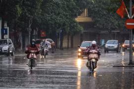 越南北部和首都河内有雨 天气转冷