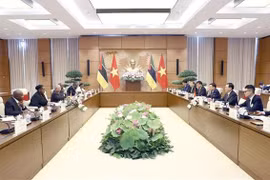 越南国会主席王廷惠与莫桑比克议会议长举行会谈