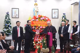 国会常务副主席陈青敏赴顺化天主教总教区开展圣诞走访慰问活动