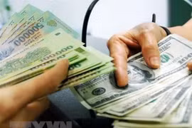 1月7日上午越盾对美元汇率中间价下调10越盾