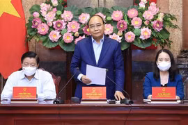 国家主席阮春福：确保法治国家建设提案的起草进度及其质量