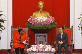 越共中央书记处常务书记武文赏会见莫桑比克议会议长