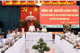 国家主席阮春福：同奈省需要寻找新的增长动力和增长模式