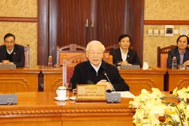 阮富仲总书记主持召开中央书记处会议评估2022年壬寅春节组织工作