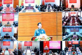 越南共产党中央军事委员会举行全军主要干部会议