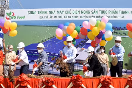 投资额5000亿越盾的农粮加工厂动工兴建