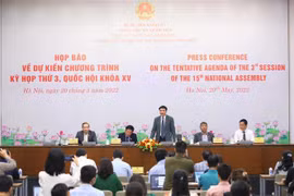 越南第十五届国会第三次会议将于5月23日召开