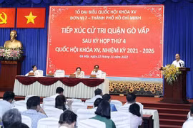 越南国家主席阮春福在胡志明市开展接待选民活动