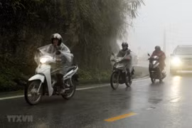  1月28日夜晚起越南北部山区普降大雨