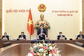 越南国会常务委员会第十次会议闭幕