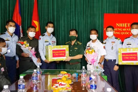 二号边防中专学校举行柬埔寨学员越南语培训班结业典礼
