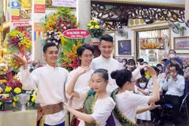 老泰柬缅四国的传统新年庆祝活动在胡志明市举行