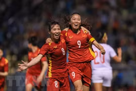 第31届东南亚运动会：越南女足队以2比1反超菲律宾女足队