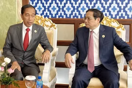 东盟峰会：政府总理范明政会见印尼总统佐科·维多多