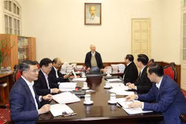 越共中央总书记阮富仲主持召开领导骨干会议